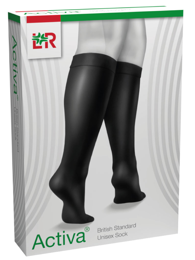 Actilymph Class 2 Standard Below Knee Closed Toe Compression Stockings ...