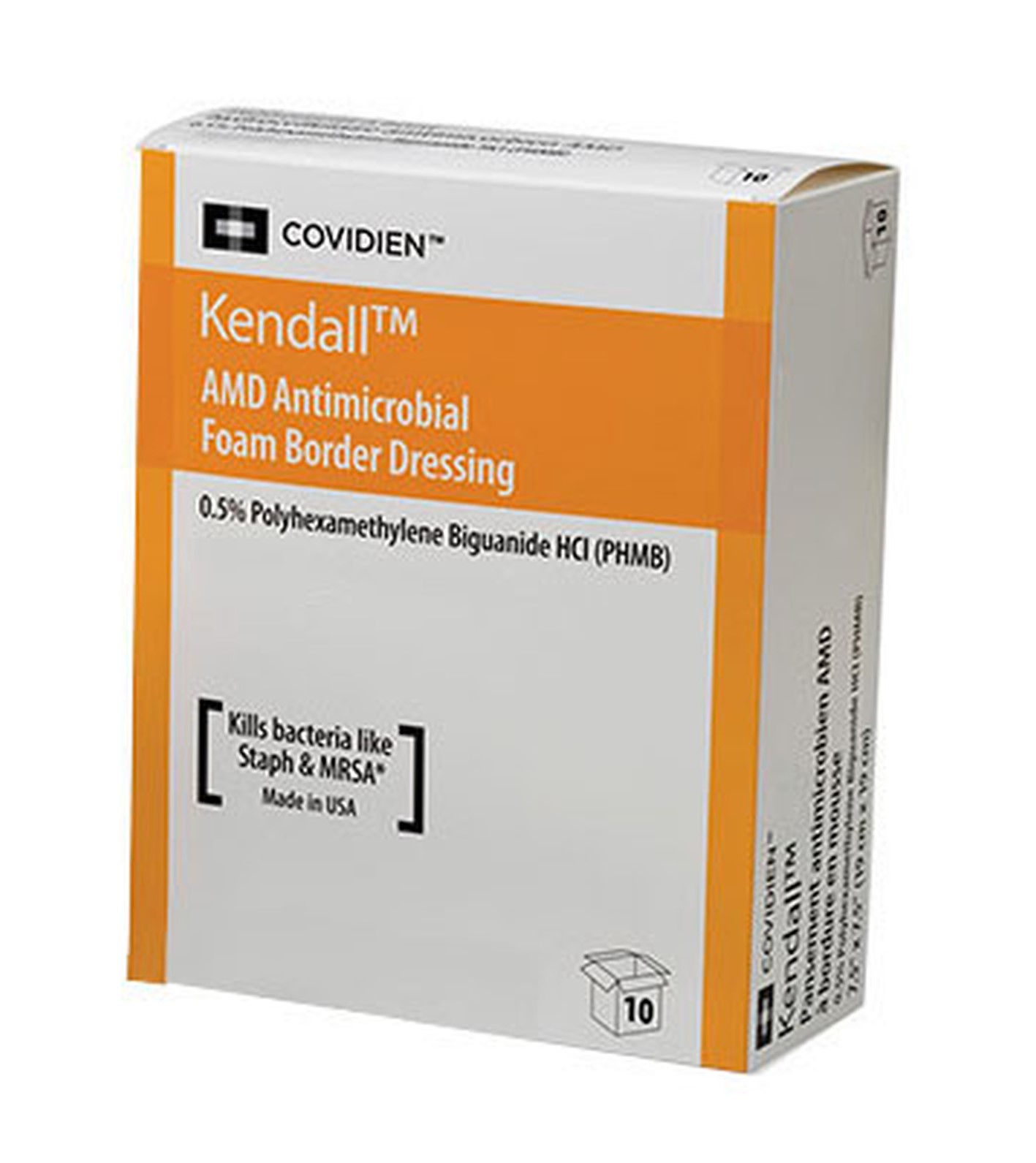 Kendall AMD Antimicrobial Foam Border