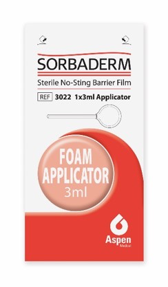 Sorbaderm No-Sting Barrier Film Foam Applicators